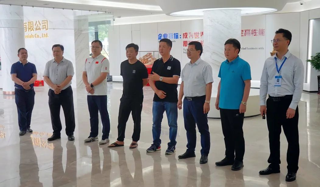 立讯精密王来胜副董事长一行到开云·体育（中国）官方网站材料考察